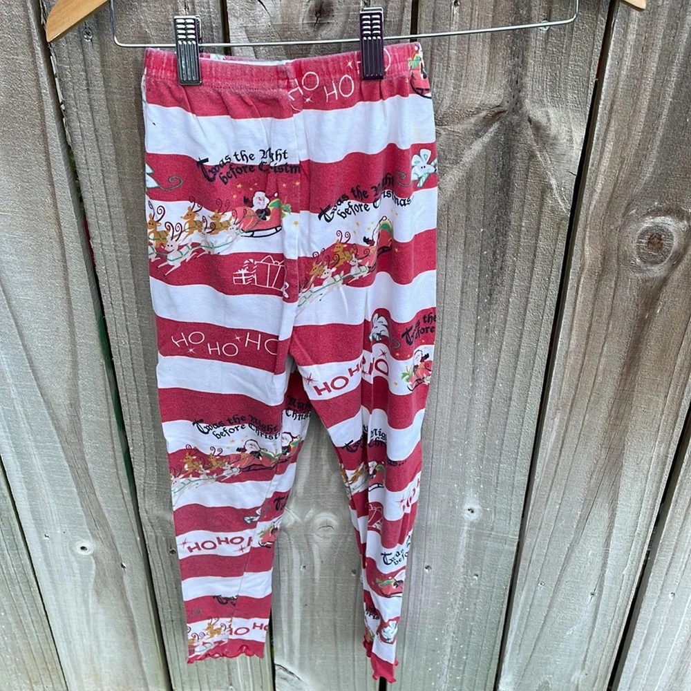 Books to Bed Twas the Night Before Christmas PJ Set Sz 10